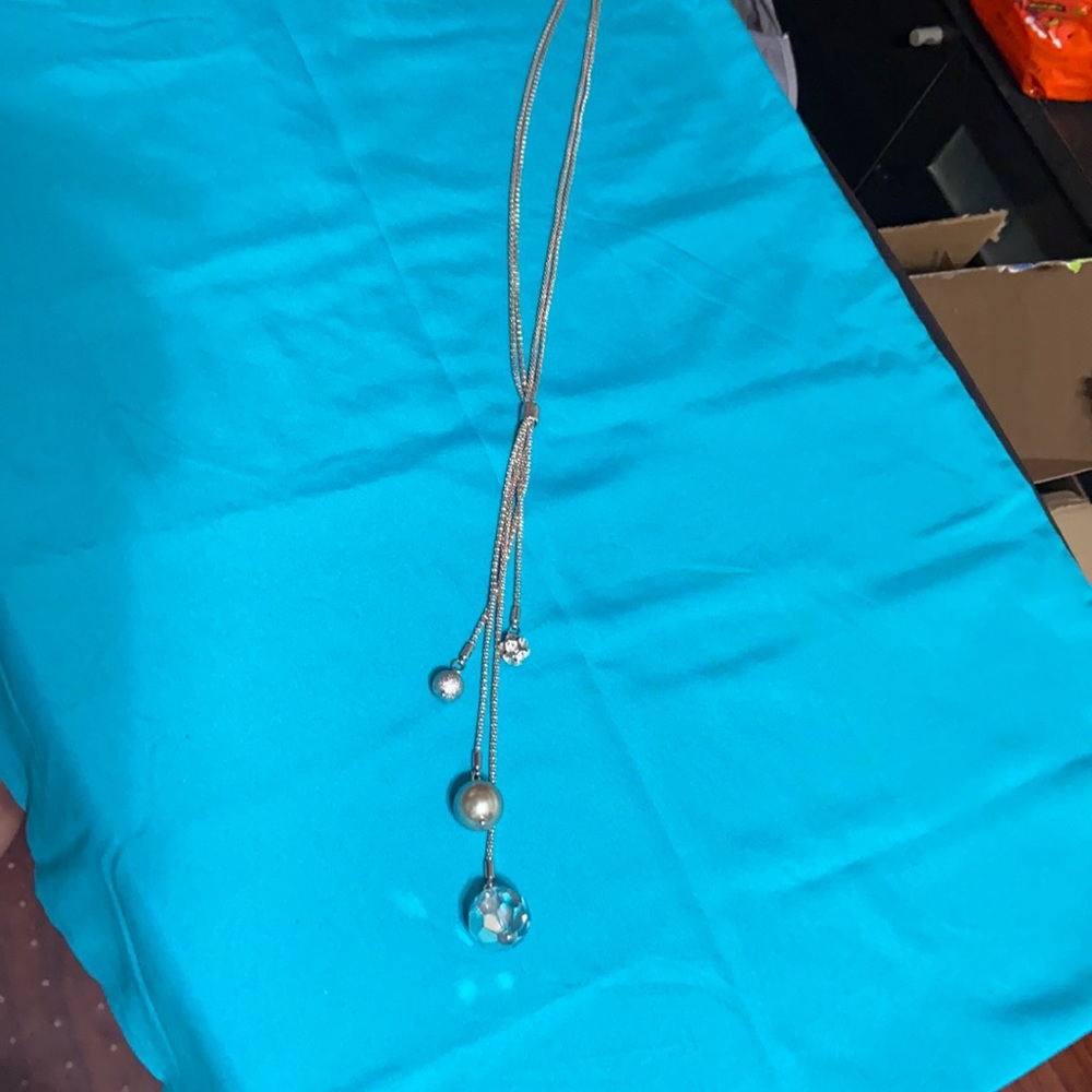 Lia Sophia long necklace.